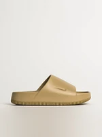 MENS NIKE CALM SLIDES - KHAKI