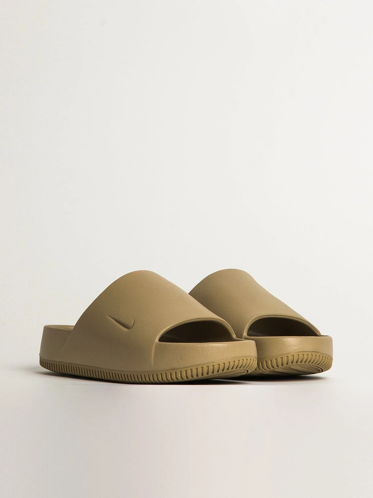 MENS NIKE CALM SLIDES - KHAKI