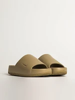 MENS NIKE CALM SLIDES - KHAKI