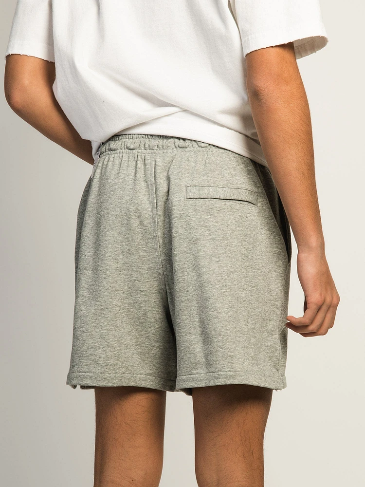 NIKE CLUB FLOW SHORTS - HEATHER GREY