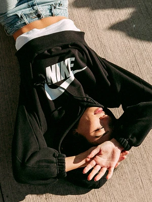 NIKE SPORTSWEAR CROP FLEECE HOODIE