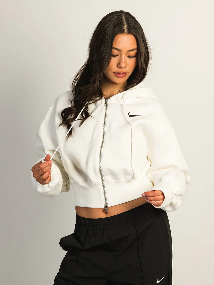 NIKE SPORTSWEAR PHOENIX FLEECE CROP FULL ZIP