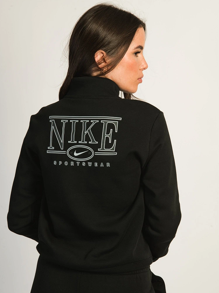 NIKE SPORTSWEAR CLUB FLEECE MOCKNECK QUARTER ZIP