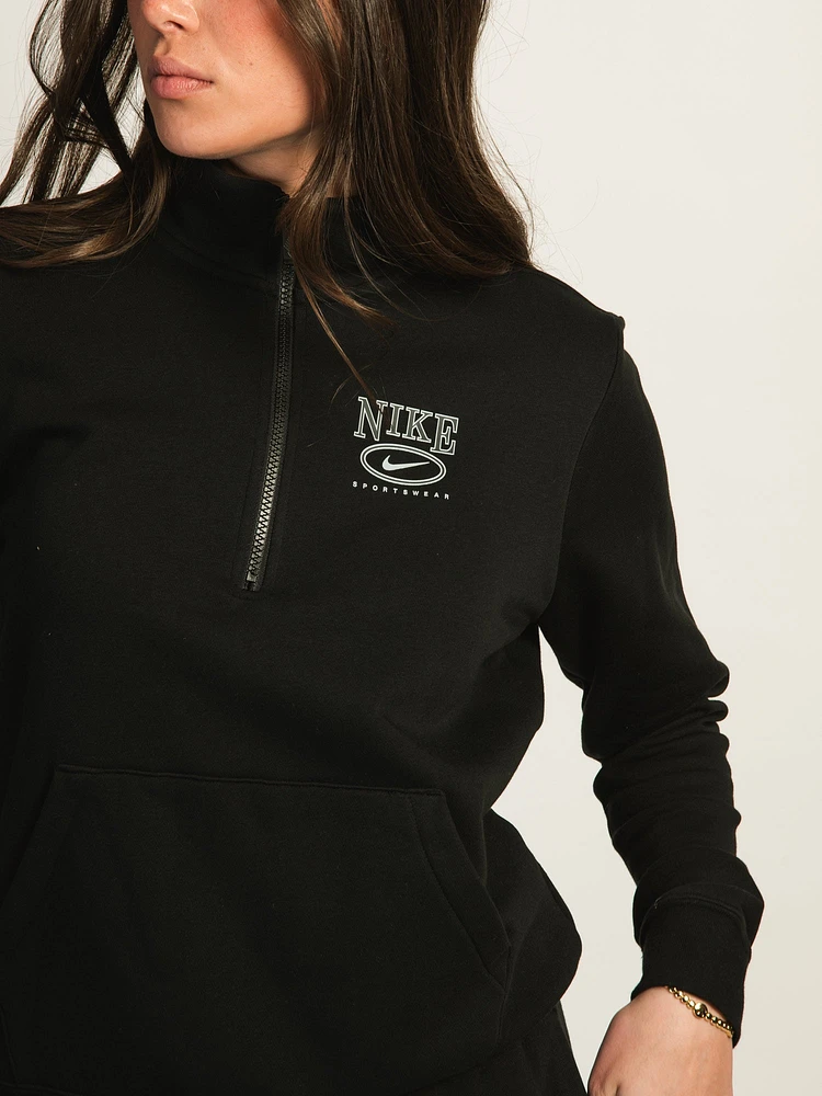 NIKE SPORTSWEAR CLUB FLEECE MOCKNECK QUARTER ZIP