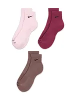 NIKE EVERYDAY PLUS CUSHION TRIANGLE 3PACK