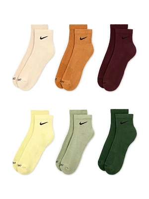 NIKE EVERYDAY CUSHIONED ANKLE SOCKS 6PK