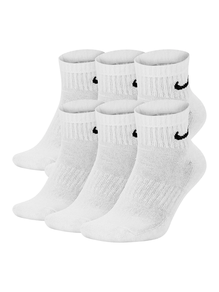 NIKE EVERYDAY PLUS CUSHIONED ANKLE SOCKS 6 PACK