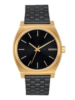 MENS TIME TELLER - GOLD/BLACK SUN WATCH - CLEARANCE