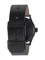 NIXON SENTRY LEATHER WATCH