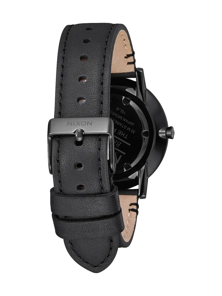 NIXON PORTER LEATHER - ALL BLACK WATCH