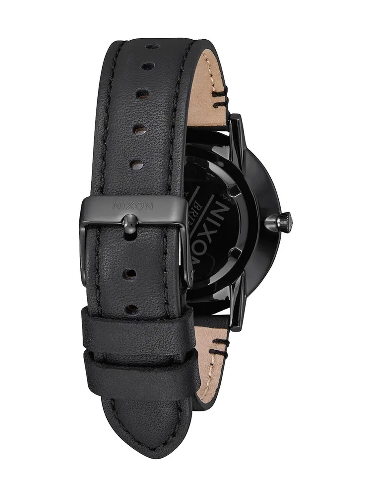 NIXON PORTER LEATHER WATCH