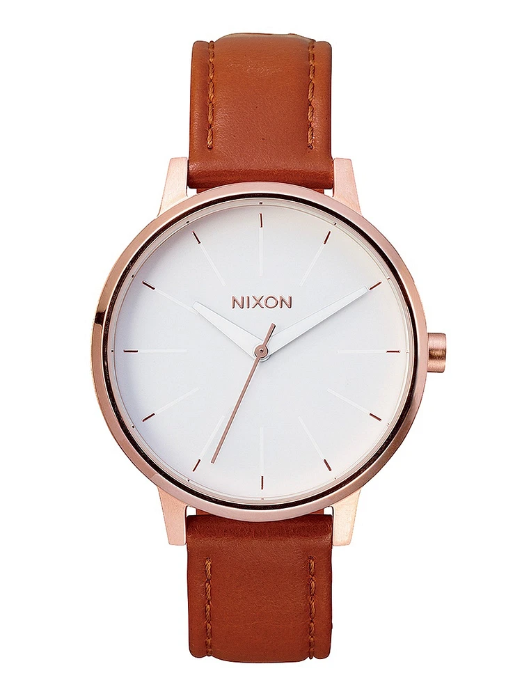 WOMENS KENSINGTON LEATHER - ROSE GOLD WATCH - CLEARANCE