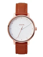 WOMENS KENSINGTON LEATHER - ROSE GOLD WATCH - CLEARANCE