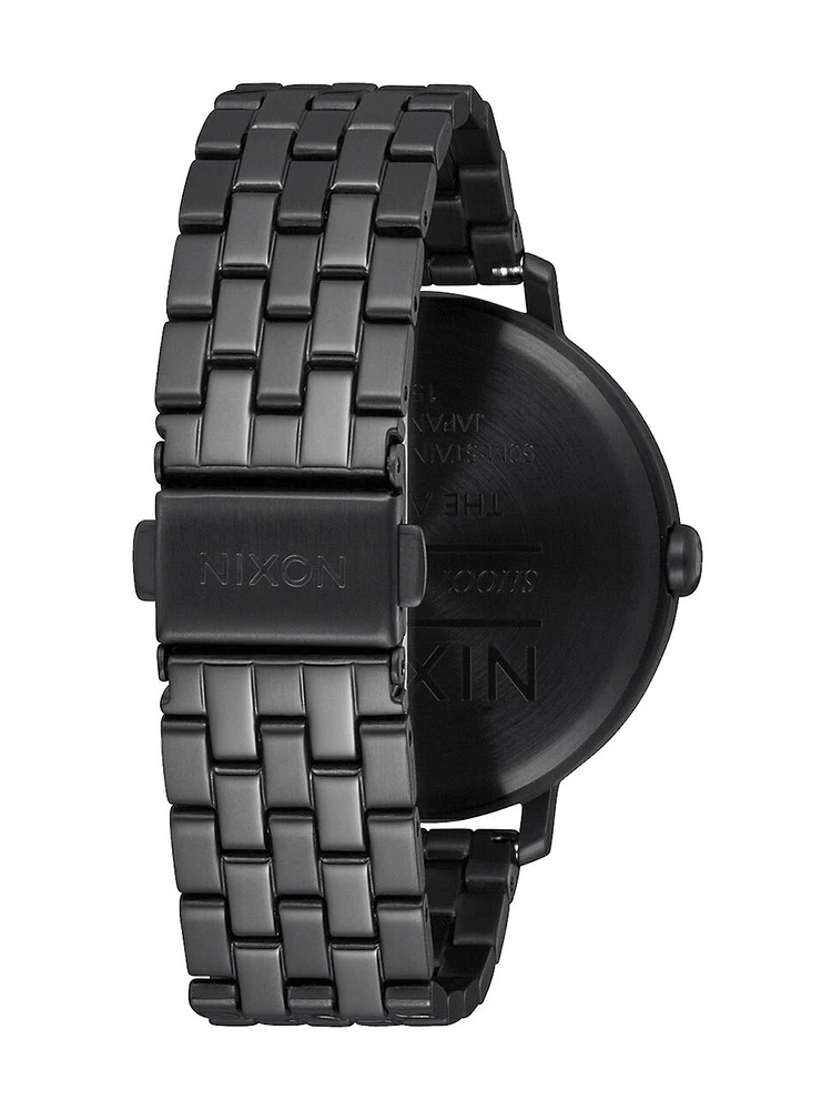 NIXON ARROW - ALL BLACK - CLEARANCE