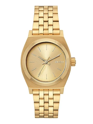 NIXON MEDIUM TIME TELLER - ALL GOLD WATCH - CLEARANCE