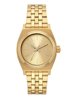 NIXON MEDIUM TIME TELLER - ALL GOLD WATCH - CLEARANCE