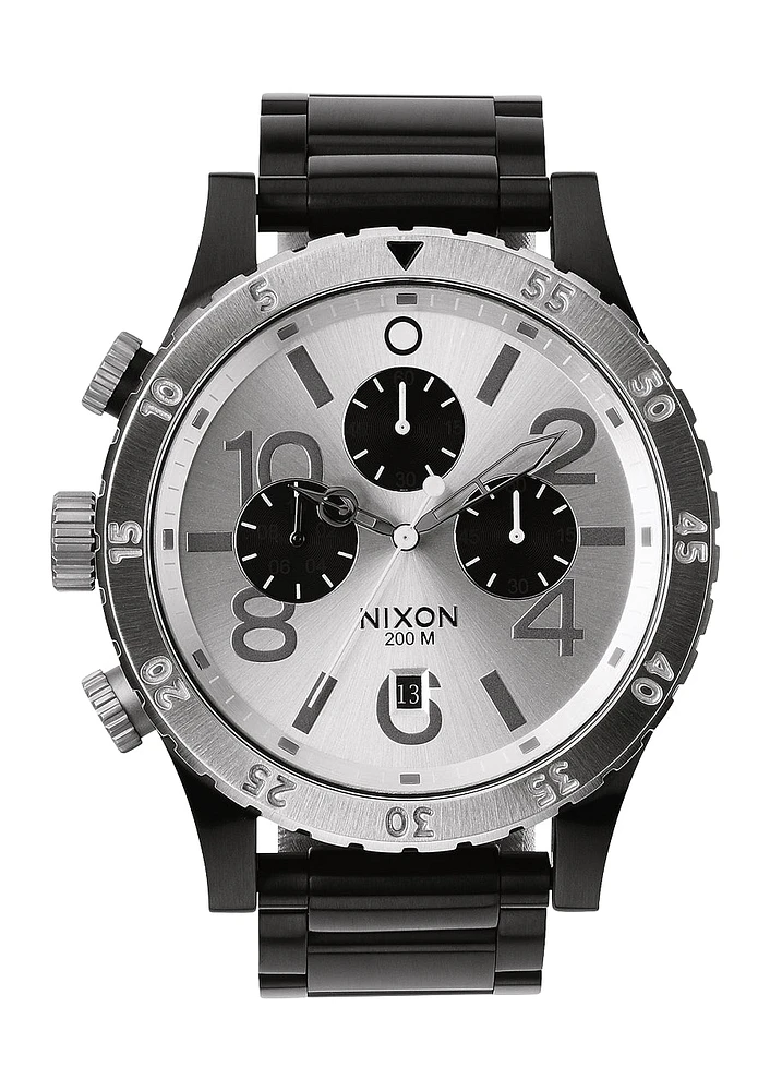 MENS 48-20 CHRONO BLACK/SILVER- CLEARANCE