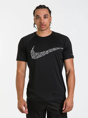 NIKE JUST DO IT SWOOSH SHORT SLEEVE HYDROGUARD - CLEARANCE