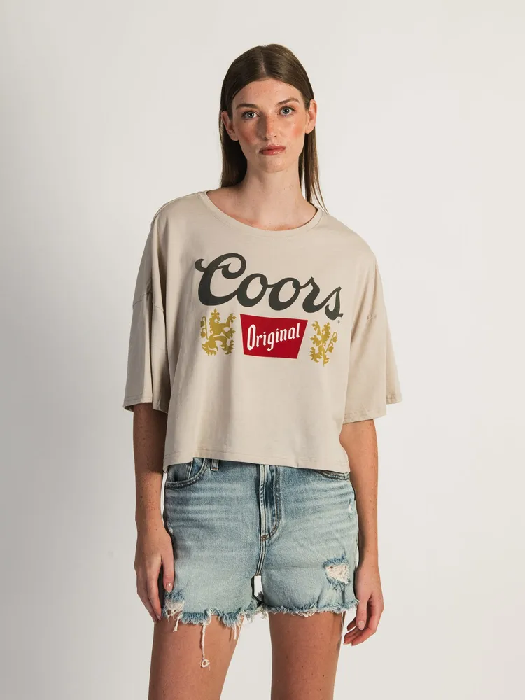 NTD APPAREL COORS BOXY CROP T-SHIRT