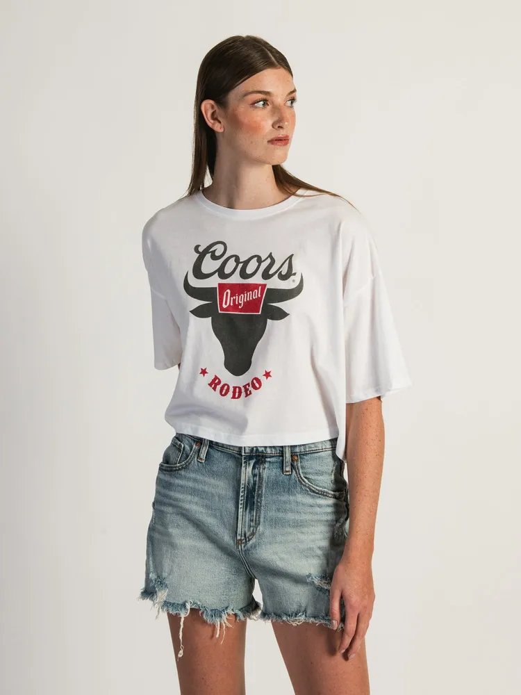 COORS RODEO BOXY CROP T-SHIRT