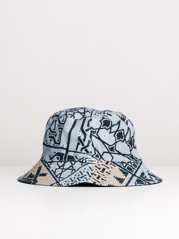 OBEY BANDANA BUCKET HAT - NAVY - CLEARANCE