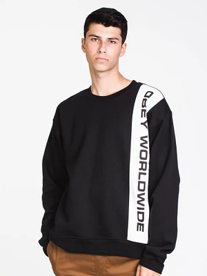 MENS MELODY CREW - BLACK CLEARANCE
