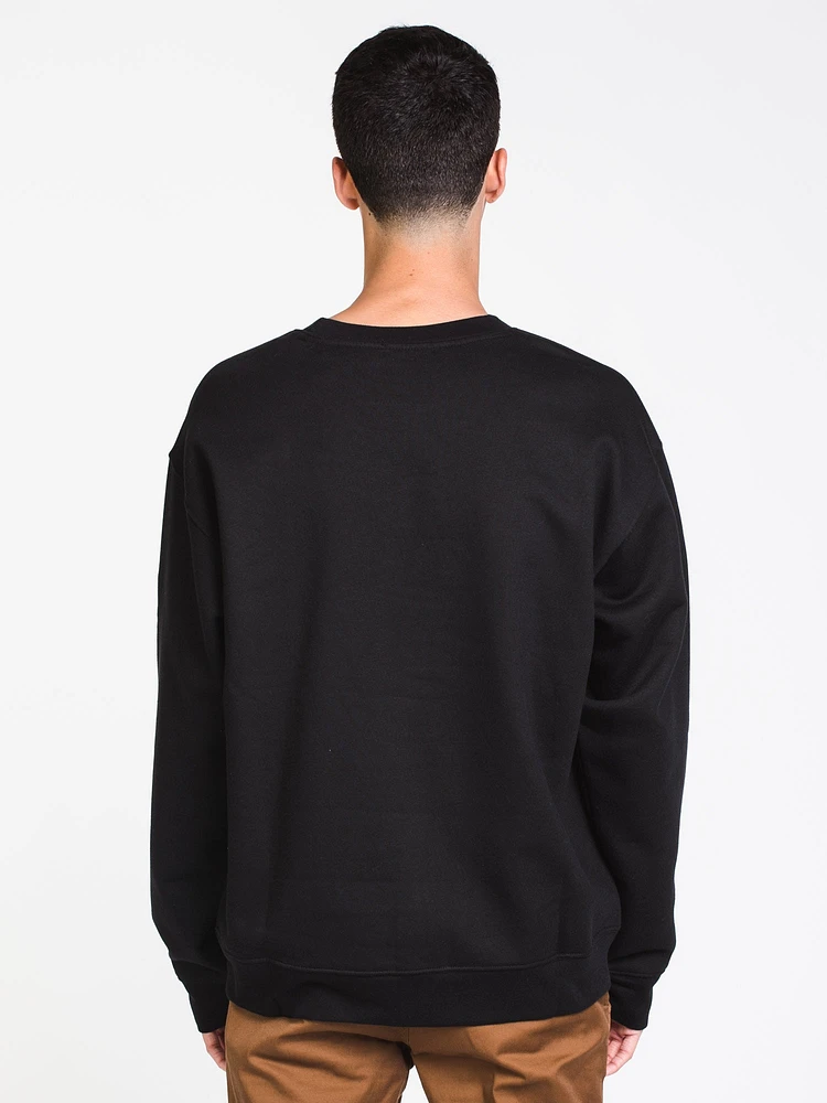MENS MELODY CREW - BLACK CLEARANCE