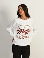 ODD PEOPLE MILLER HIGH LIFE CREW FLEECE