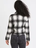 ONLY LOU SHORT CHECK SHACKET - CLEARANCE