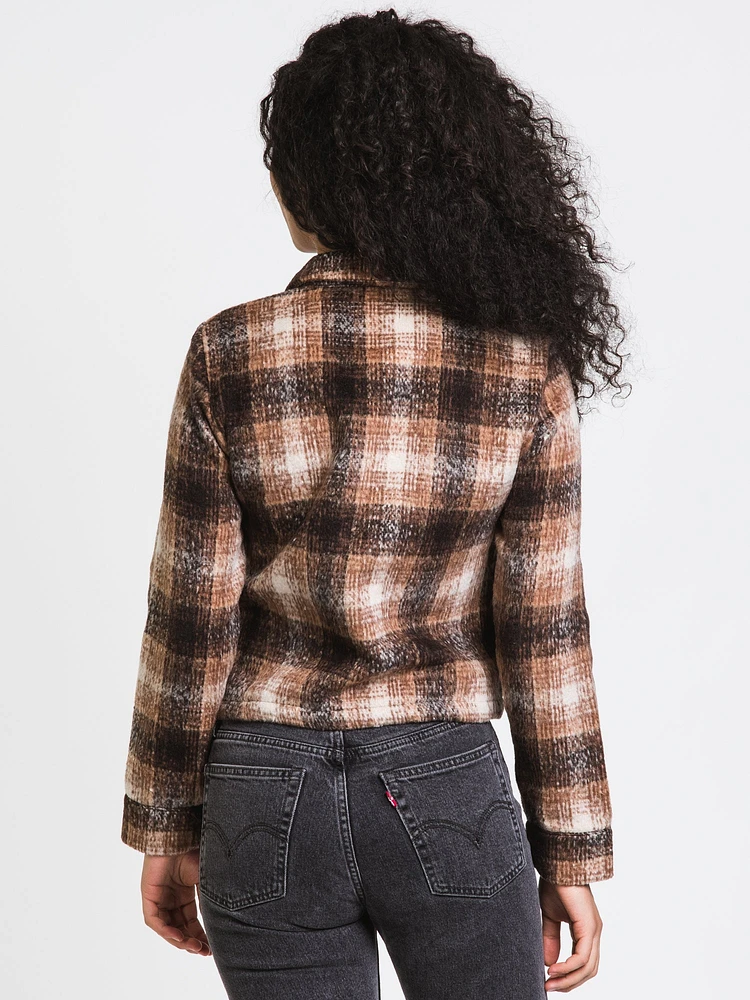 WOMENS LOU SHORT CHECK SHACKET