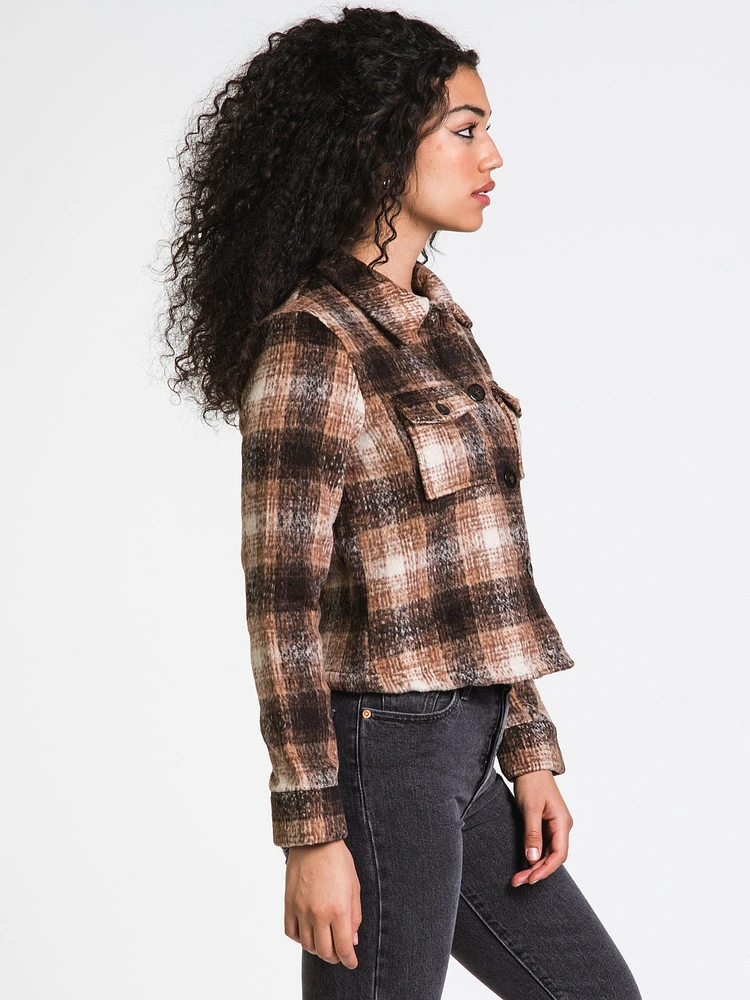 WOMENS LOU SHORT CHECK SHACKET