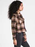 WOMENS LOU SHORT CHECK SHACKET