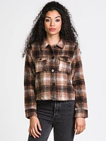 WOMENS LOU SHORT CHECK SHACKET