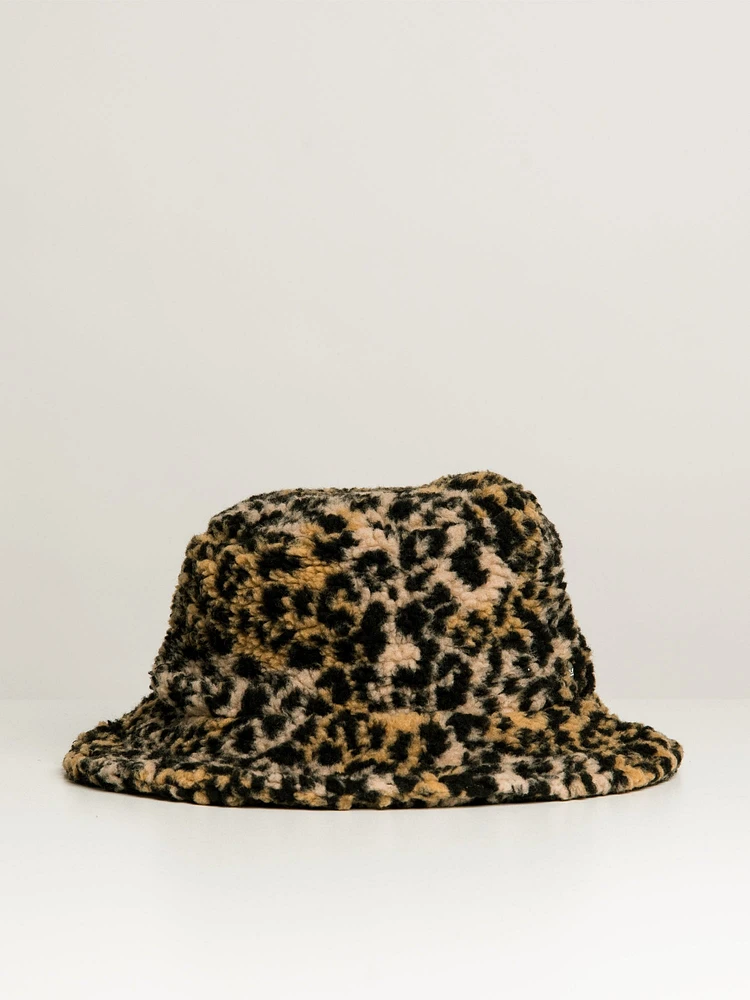 JANET TEDDY BUCKET HAT - LÉOPARD