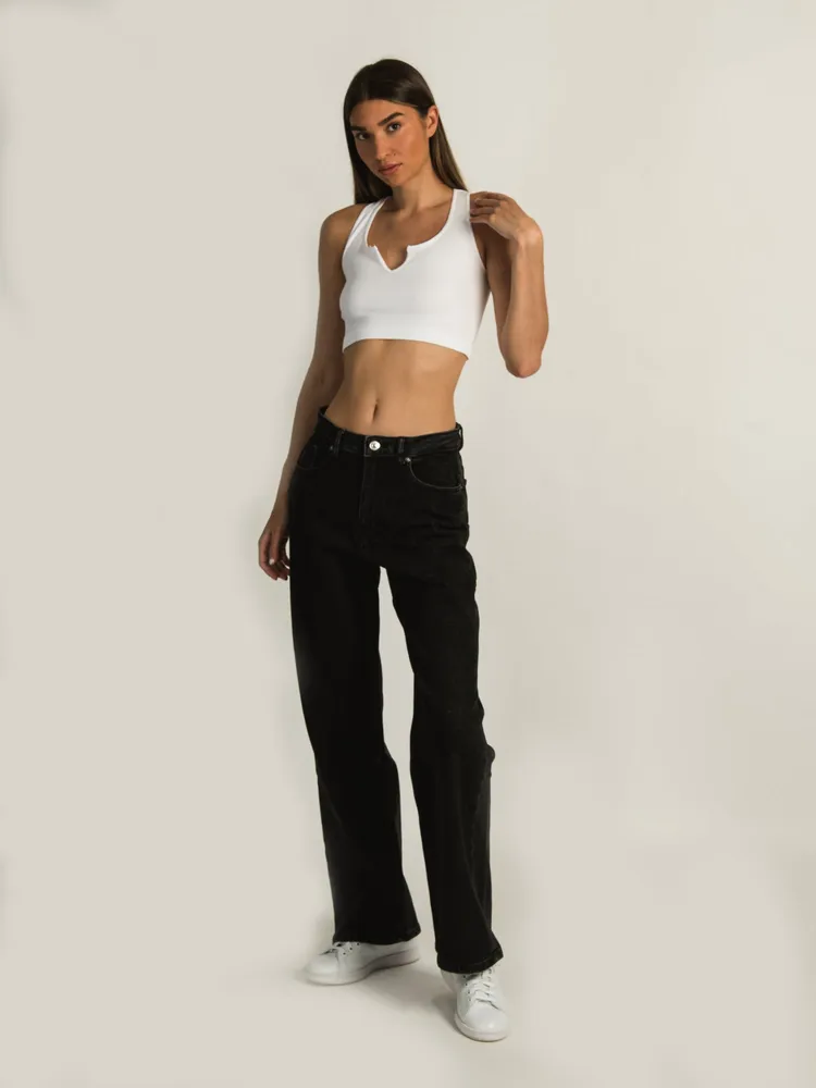 ONLY JUICEY HIGH WAIST WIDE LEG JEAN - CLEARANCE