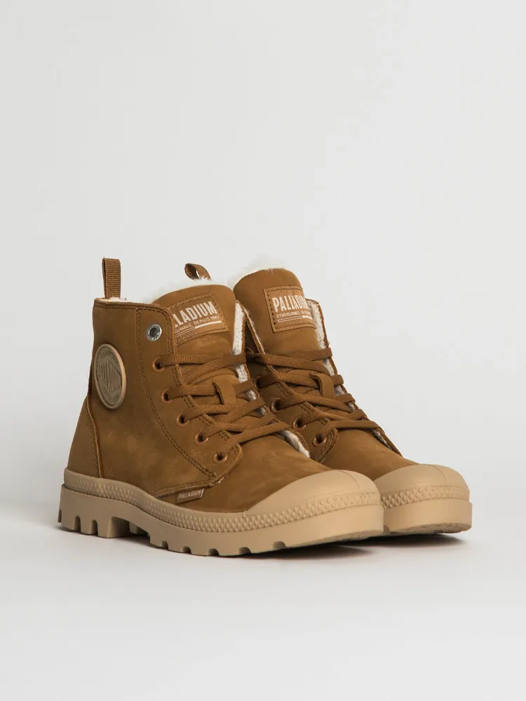 WOMENS PALLADIUM PAMPA WOOL-LINED HI ZIP