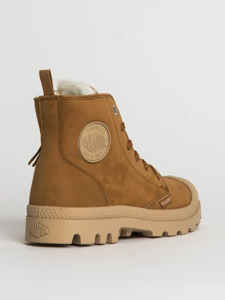 WOMENS PALLADIUM PAMPA WOOL-LINED HI ZIP