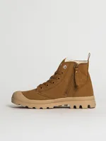 WOMENS PALLADIUM PAMPA WOOL-LINED HI ZIP