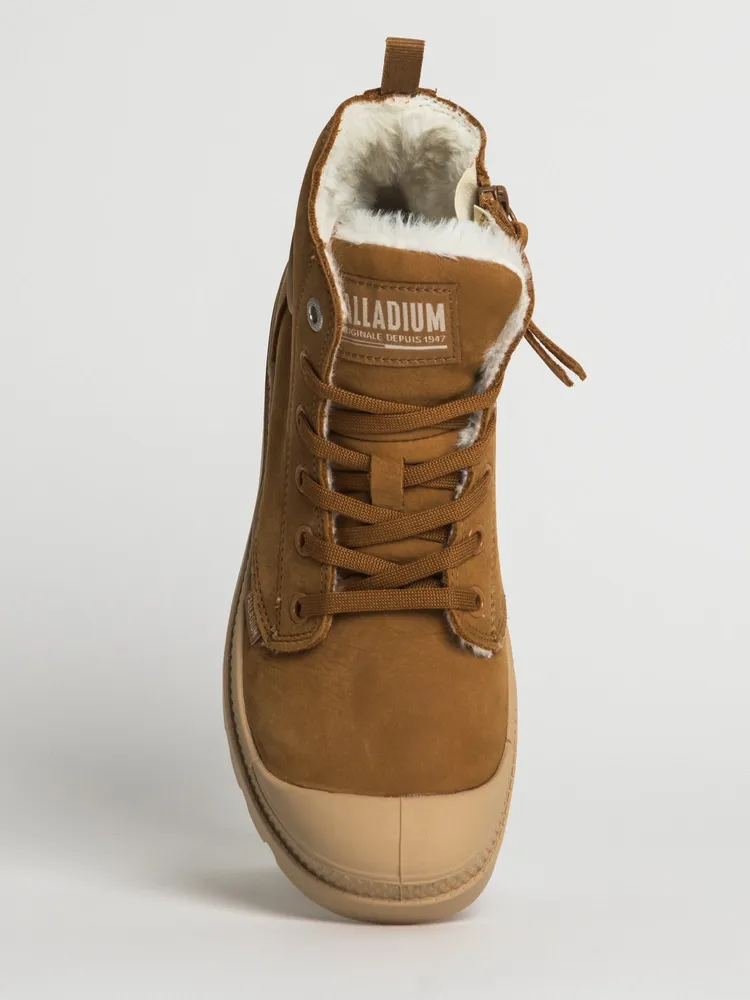 WOMENS PALLADIUM PAMPA WOOL-LINED HI ZIP