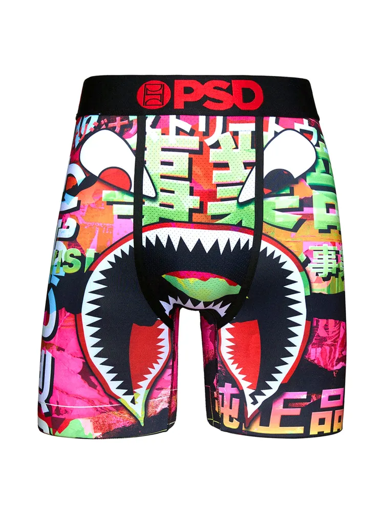 PSD UNDERWEAR WARFACE HIRAGANA BOXER SHORT - CLEARANCE