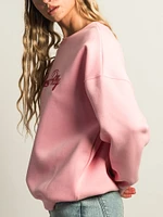 PRINCESS POLLY CURSIVE TEXT CREWNECK