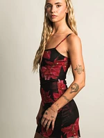 PRINCESS POLLY KELLERS MINI FLORAL DRESS