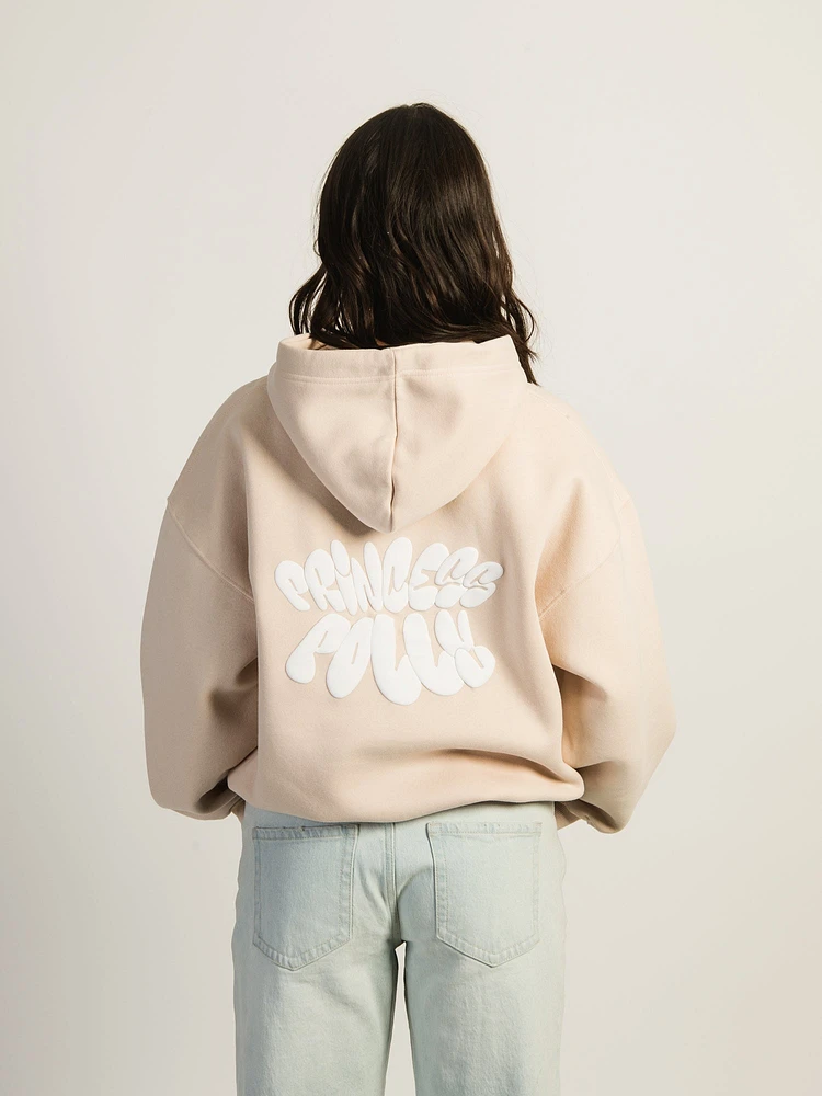 PRINCESS POLLY BUBBLE LOGO CROPPED FIT SWEATER