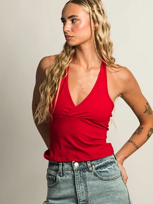 PRINCESS POLLY STAND BY HALTER TOP