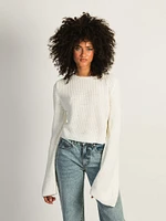 PRINCESS POLLY COASTLINE CROPPED SWEATER