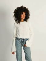 PRINCESS POLLY COASTLINE CROPPED SWEATER