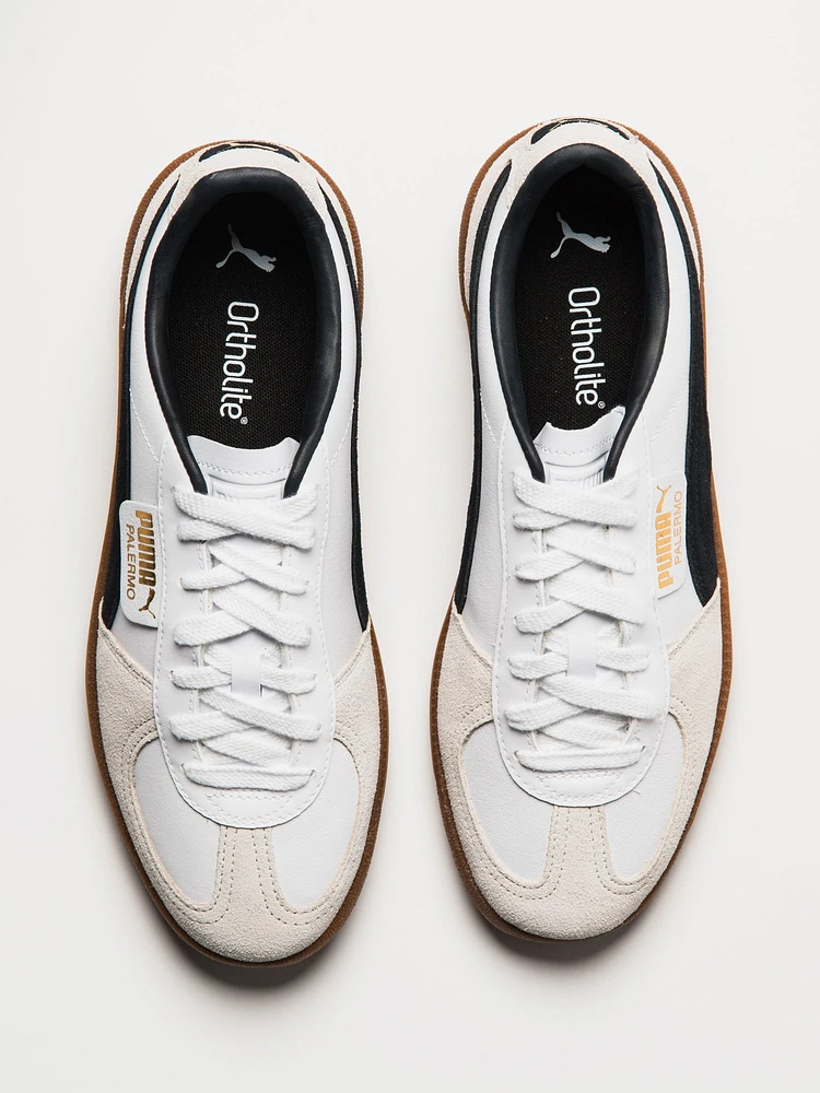 PUMA PALERMO EN CUIR POUR HOMME - BLANC