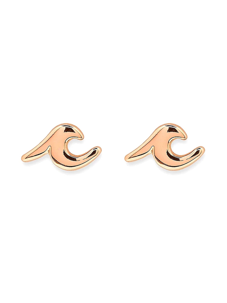 PURA VIDA CLOU D’OREILLE WAVE OR ROSE