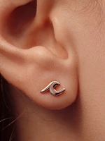 PURA VIDA CLOU D’OREILLE WAVE OR ROSE
