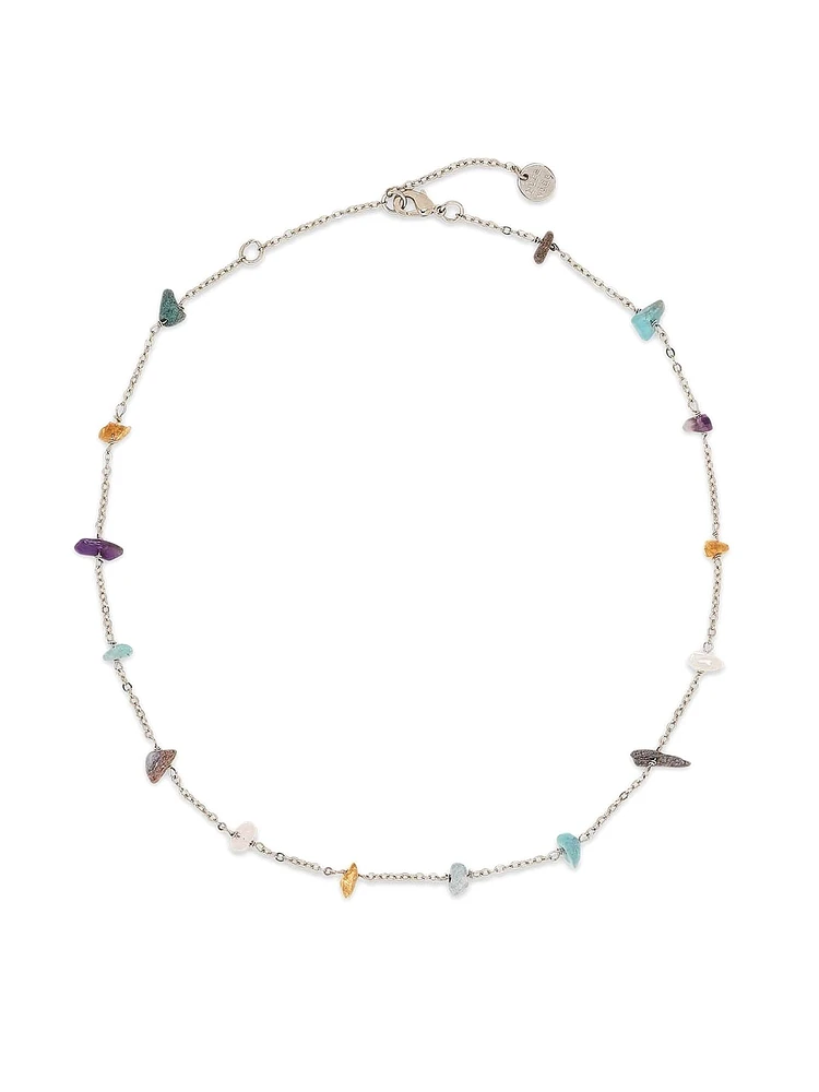 PURA VIDA RAINBOW CHIP CHOKER - CLEARANCE